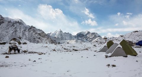 Gorak Shep to Everest Base Camp _ Nepal Himalayas, Gorak Shep