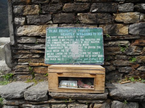 Gurjung School Donation, Gurjung
