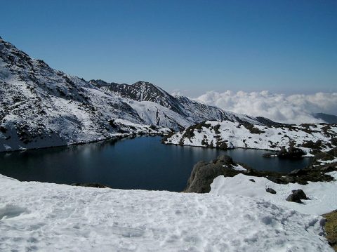 Frozen Lake, Holy Lakes of Gosainkunda 8 Day Trek