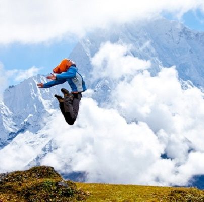 Hiking In Nepal Himalayas, Imja Tse