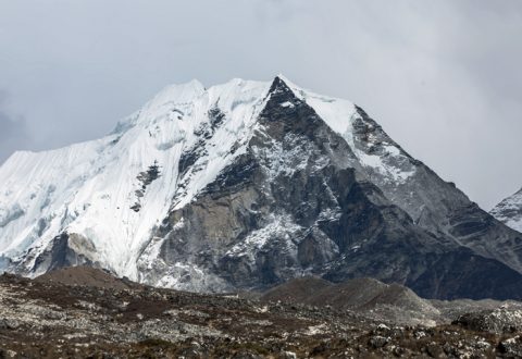 Island Peak (6189 m) in bad weather -  Nepal, Himalayas, Island Peak & Everest 18 Days