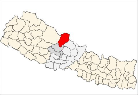 Mustang District Location, Jomsom