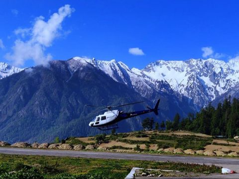 Take off from Simikot, Kailash Mansarovar Special Darshan - By Helicopter