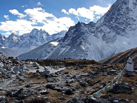Everest Base Camp At Kala Patthar In Nepal, Kala Patthar