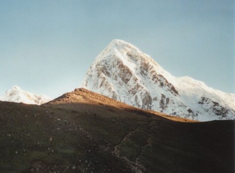 Kala Patthar with Pumori in the Background, Kala Patthar