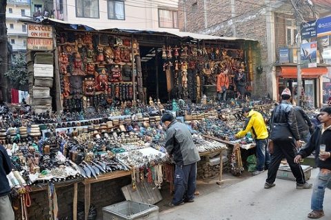 Handicrafts Stall @ Kathmandu In Nepal, Kathmandu