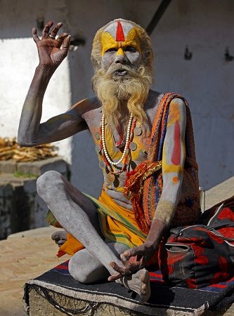 Shaiva Sadhu At Kathmandu Durbar Place, Kathmandu