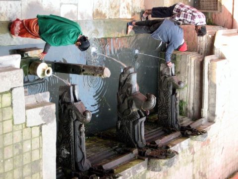 Water Pumps in Durbar Square, Kathmandu