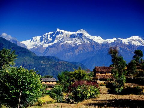 Annapurna Range from Pokhara, Kathmandu and Pokhara 6 Day Tour