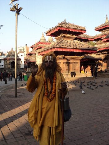 Sadhu in Durbar, Kathmandu Durbar Square