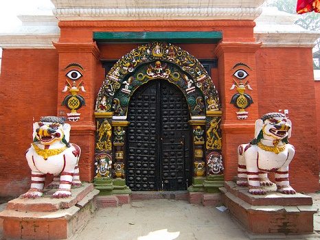 Temple Entrance @ Kathmandu Durbar Square, Kathmandu Durbar Square