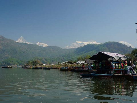 View of Annapurna Range from Pokhara, Kathmandu, Pokhara and Nagarkot 7 Days