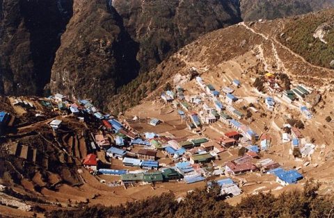 Village of Namche Bazaar, Khumbu