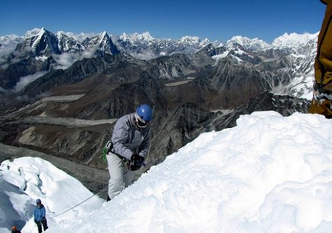 Island Peak Summit Attempt, Khumbu Glacier