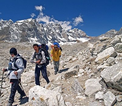 Trekking Upper Khumbu Region - Nepal Himalayas, Khumbu Glacier