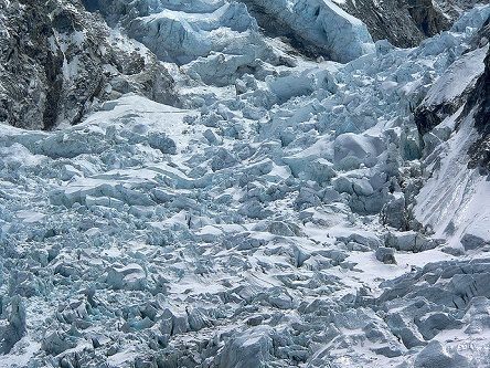 Heading Up Khumbu Icefall - Nepal Everest Trek, Khumbu Icefall
