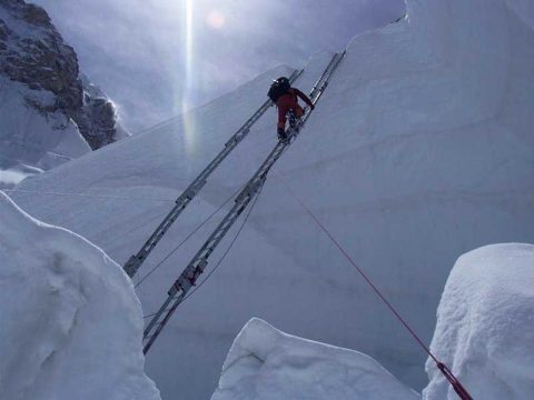 Inside  Khumbu   Icefall, Khumbu Icefall