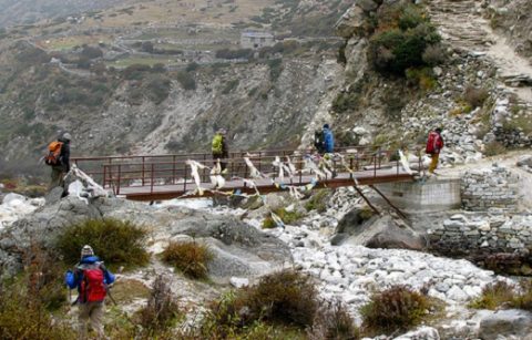 Hiking Dingbuche To Pangbuche, Khumbutse