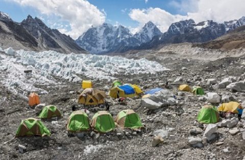 Khumbu Glacier - Everest Base Camp Nepal, Khumbutse