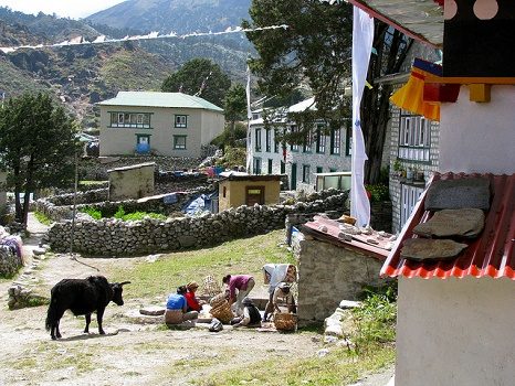 Khumjung Town View - Solukhumbu - Nepal, Khumjung
