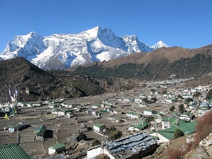 Khumjung Village Overview - Solukhumbu - Nepal, Khumjung