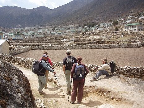 Visitors @ Khumjung - Sagarmatha NP, Khumjung