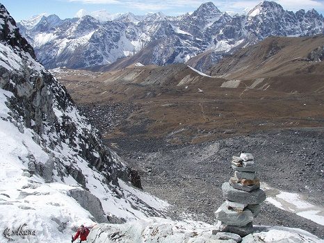 View Himalayas Landscape With Kongde Ri - Nepal, Kongde Ri