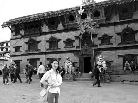 B/W Kumari Bahal Image, Kumari Ghar