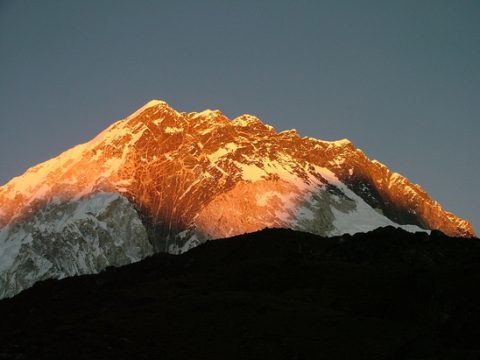 Nuptse View from Lobuche, Lobuche