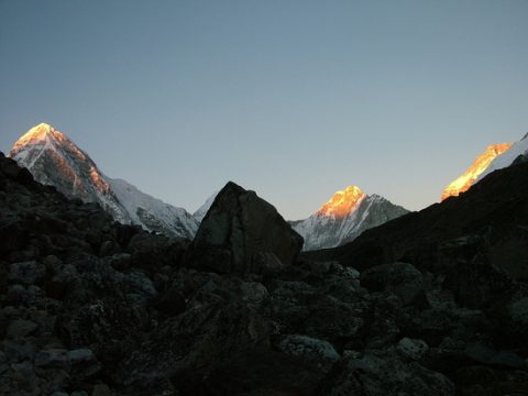 Sunset from Lobuche, Lobuche