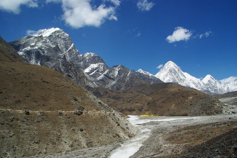 View Lobuche & Pheriche Peaks - Everest Region Nepal, Lobuche Peak