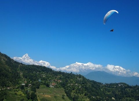 Paragliding - Machapuchare & Annapurna - Nepal, Machapuchare