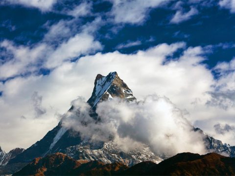 Machhapuchchhre Clouds, Machhapuchchhre