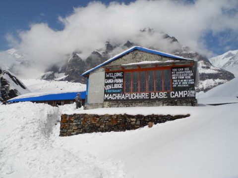 Ganga Purna View Lodge Snow, Machhapuchhre Base Camp