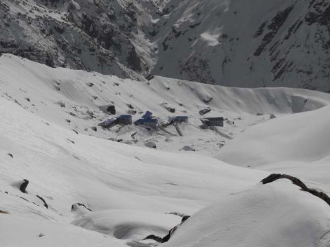 Trail to Machhapuchhre Base Camp, Machhapuchhre Base Camp
