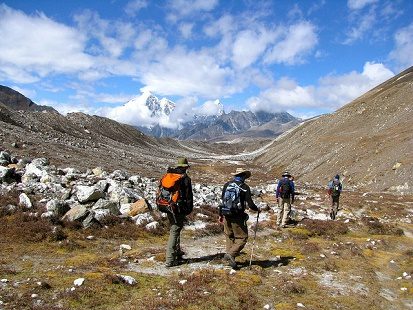 Mahalangur Himal Landscape - Nepal, Mahalangur Himal