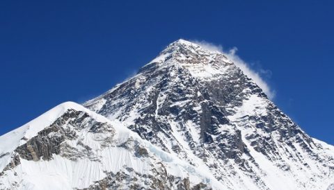 Mt. Everest Peak View From Nepal, Mahalangur Himal