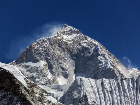 Makalu view from the Chhukhung Ri, Makalu Base Camp Trek