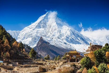 Mt. Manaslu - Nepal Himalayas, Manaslu