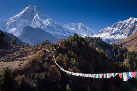 View Mount Manaslu - Nepal Himalayas, Manaslu