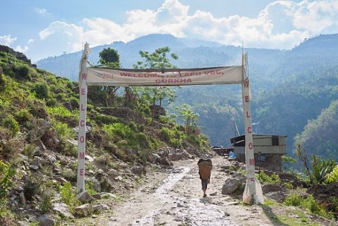 Village Along Manaslu Circuit Trek, Manaslu