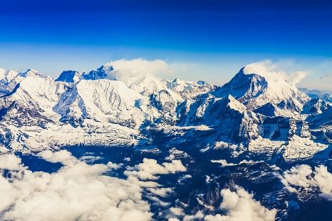 Everest Range - Nepal Himalayas, Mount Everest