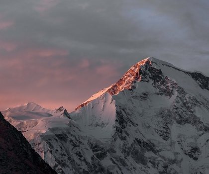 Gokyo Region Sunset - Sagarmatha - Nepal Himalayas, Mount Everest