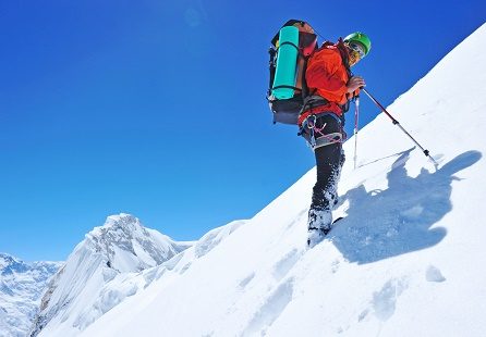 Hiker - Nepal Himalayas, Mount Everest