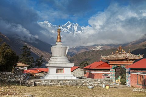 Namche Bazaar - Everest Region - Sagarmatha NP Nepal, Mount Everest