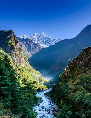 River In Himalayas, Mount Everest