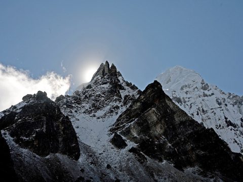 Pandim from Goecha La Pass, Mount Pandim