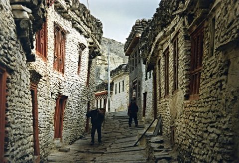 Nepal Annapurpa - Mustang - Village de Marpha, Mustang