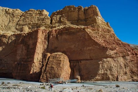 Prajnaparamita Caves At Chele - Mustang Annapurna - Nepal, Mustang