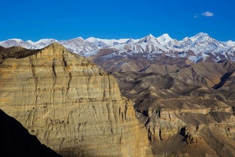 View From Village Of Samar - Mustang Annapurna - Nepal, Mustang